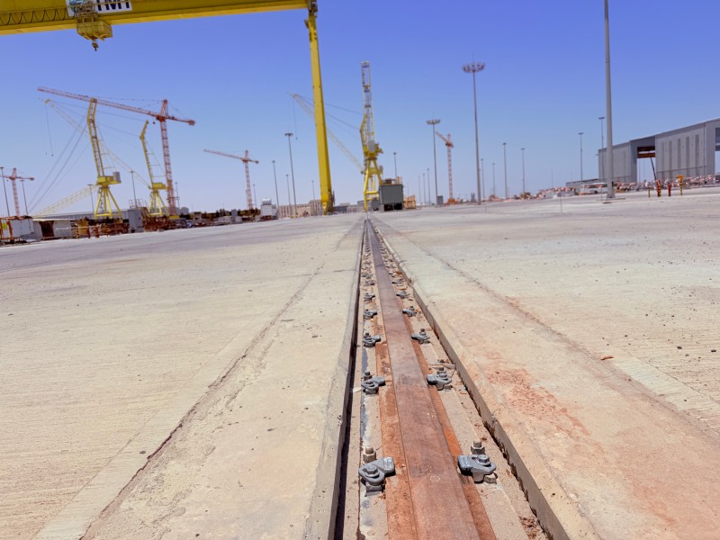 2 rail A100 installed with clip 7116